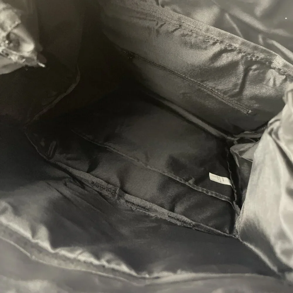 Chipotle Rolltop Backpack Laptop Sleeve Zip Closure Inside Divider Padded Canvas